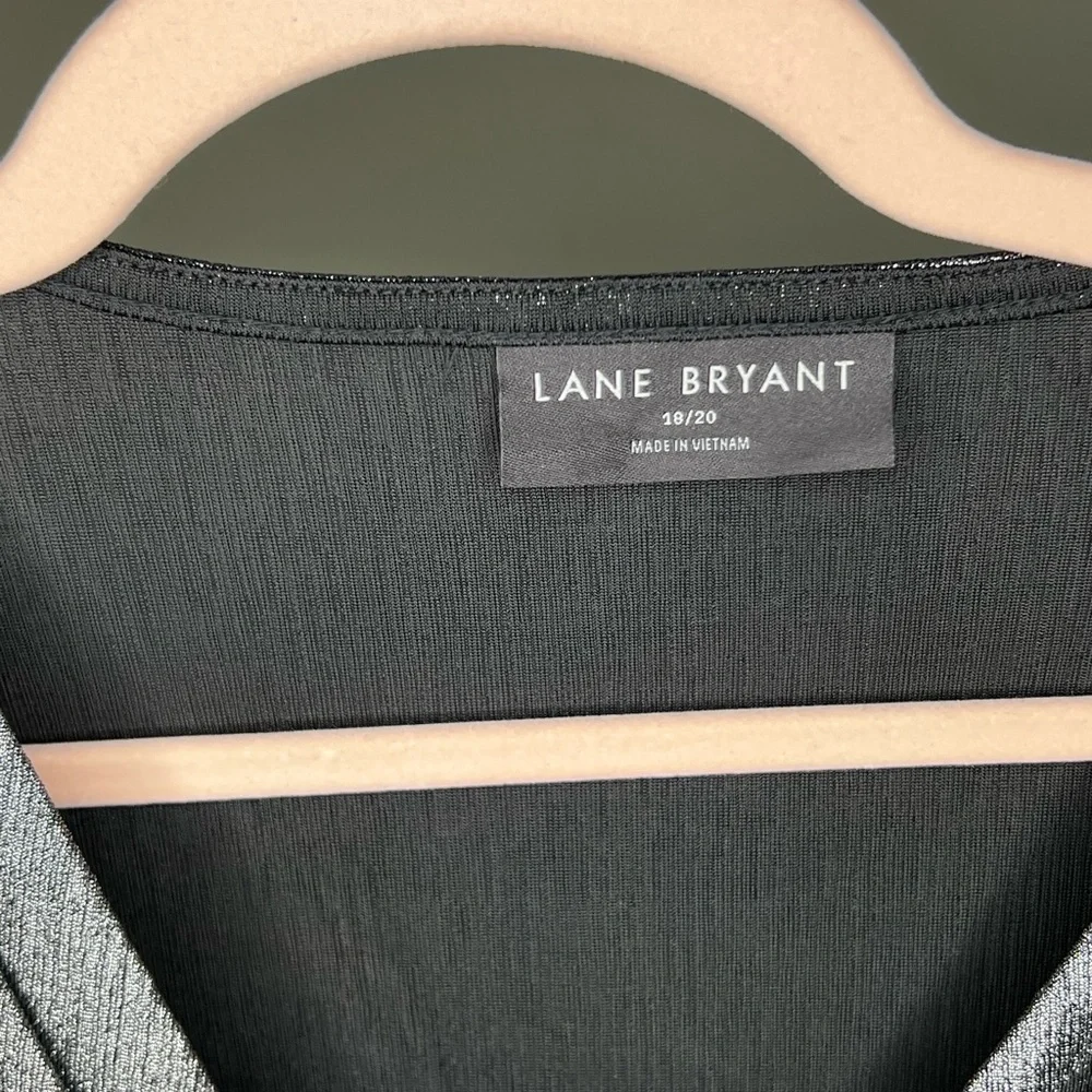 Lane Bryant Swing 3/4-Sleeve Pleat-Front Top 18/20